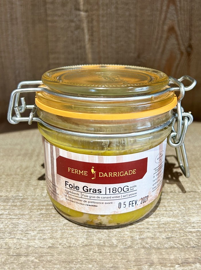 Bocal de foie de canard (180gr)