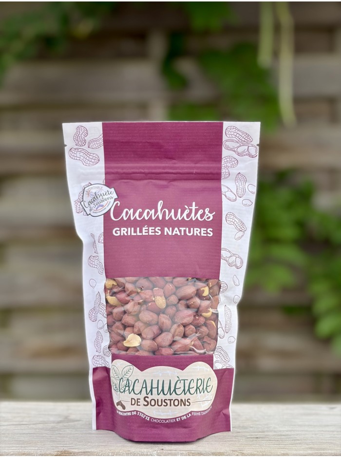 Cacahuètes grillées nature sans sel